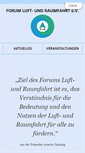 Mobile Screenshot of forum-lur.mail-und-web.de